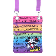 Mickey and Minnie Mouse Rainbow Passport Crossbody Bag Mickey and Minnie Mouse Rainbow Passport Crossbody Bag
