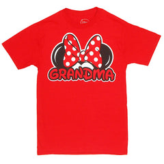 Disney Adults Minnie Mouse “Grandma” Fan T-Shirt Disney Adults Minnie Mouse “Grandma” Fan T-Shirt