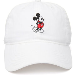 Disney Adults Mickey Mouse Washed Twill Adjustable Baseball Cap Disney Adults Mickey Mouse Washed Twill Adjustable Baseball Cap