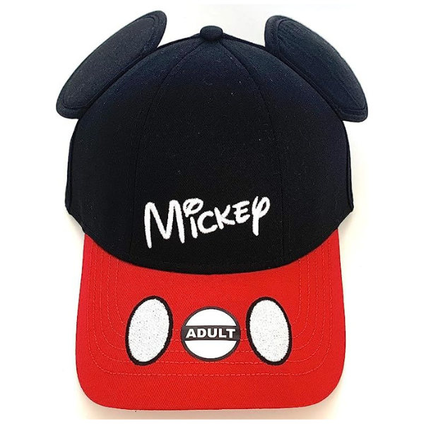 Disney Mickey Mouse Boys Baseball Cap, Black & Red