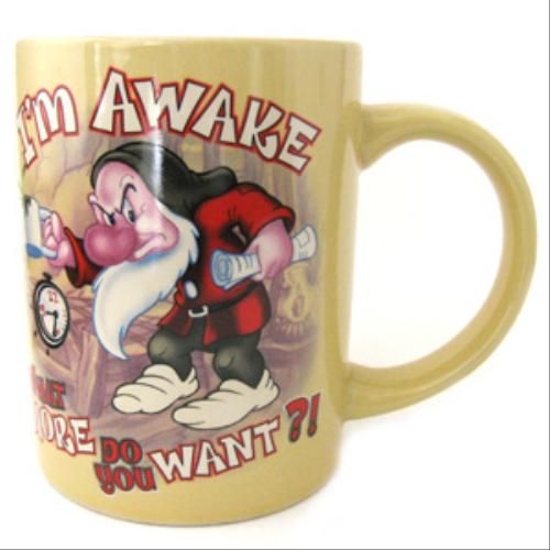 Disney Grumpy “I’m Awake, What More Do You Want?!” Mug
