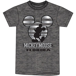 FL MIC STRIPE ICON Adult Disney Shirts