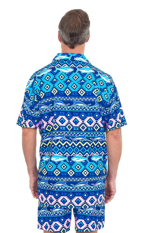 Hawaiian Shirt – Short Sleeve Dri-FIT Polyester Flower Shirts for Men