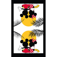 Kitchen Towel Single Mickey Minnie Sunset, Multi (Kitchen Towel Only)