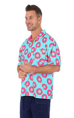 Hawaiian Shirt – Short Sleeve Dri-FIT Polyester Donut Shirts for Men