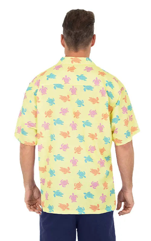 Hawaiian Shirt – Short Sleeve Dri-FIT Polyester Turtle Shirts for Men
